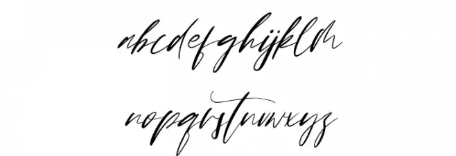 Brittany Angella Font LOWERCASE