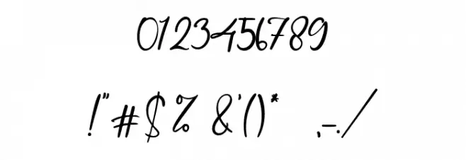 Brittany Coast Font OTHER CHARS