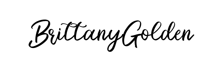 Brittany Golden  フリーフォントのダウンロード