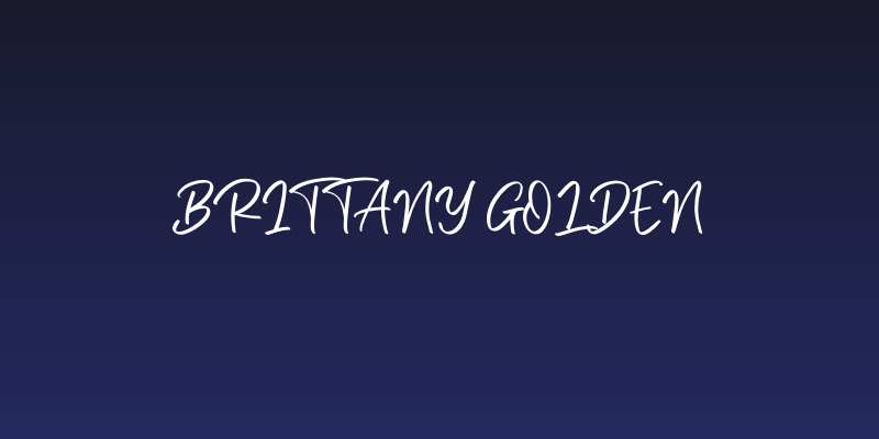 Brittany Golden Social Header