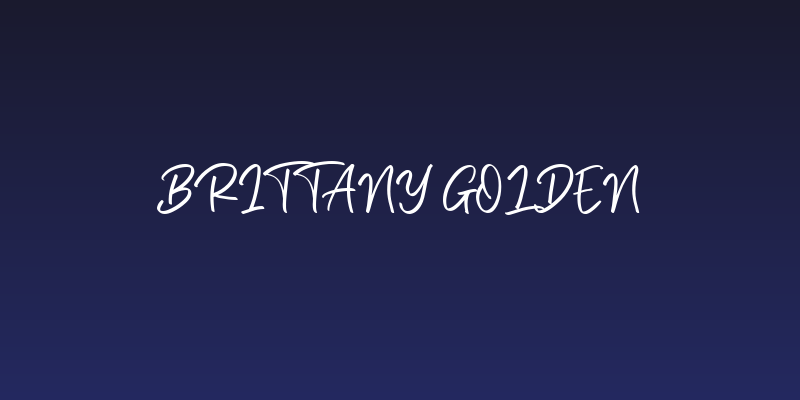 Brittany Golden Social Header