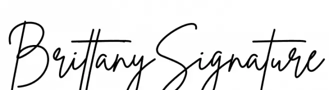 Brittany Signature  les polices de caractères gratuit tlcharger