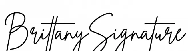 Brittany Signature  नि: शुल्क फ़ॉन्ट्स डाउनलोड