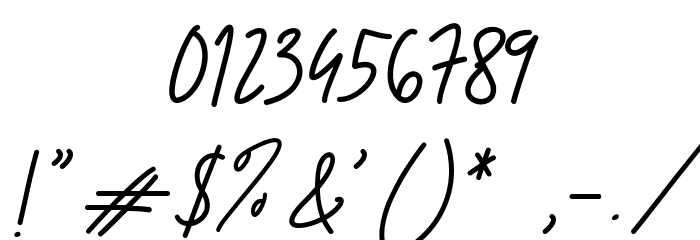 Brittany Signature Font OTHER CHARS