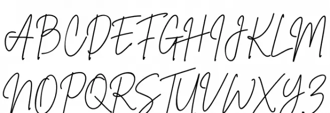 Brittany Signature Schriftart Groß