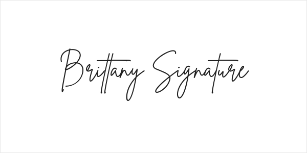 Brittany Signature Logo
