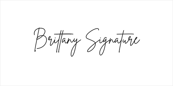 Brittany Signature Logo