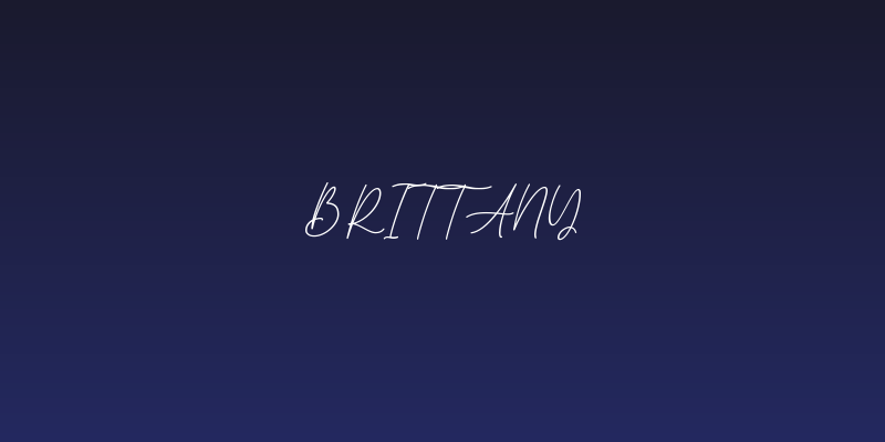 Brittany Social Header