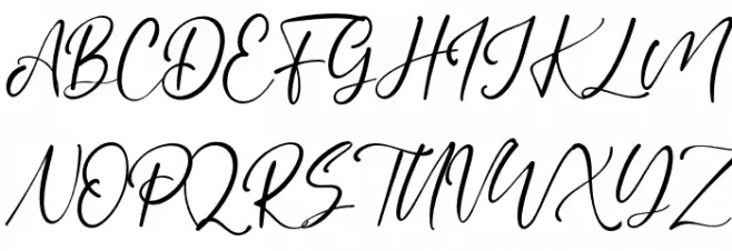 BrittanyCoast Schriftart Groß