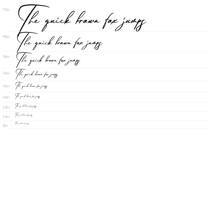 Brittanyhustle Italic Waterfall