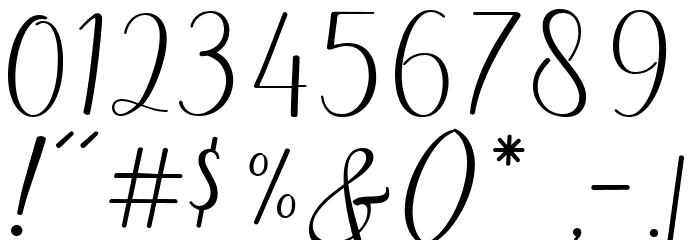 Brittensy Font OTHER CHARS