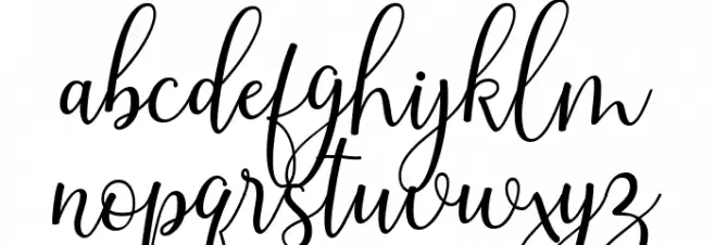 Brittensy Font LOWERCASE