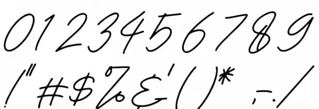 Britties Signature फ़ॉन्ट अन्य घर का काम