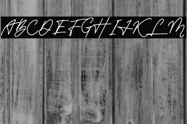 Britties Signature फ़ॉन्ट examples