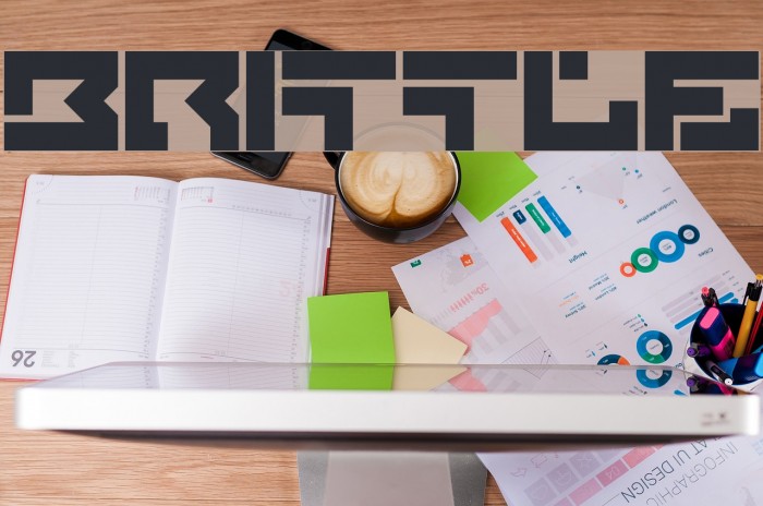 Brittle Font examples