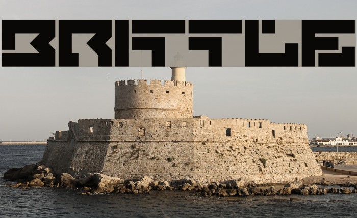 Brittle Font examples