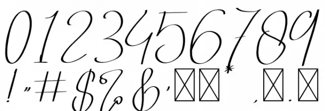 Brittney Queen Font OTHER CHARS