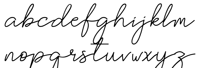 Brittney Signature Font LOWERCASE