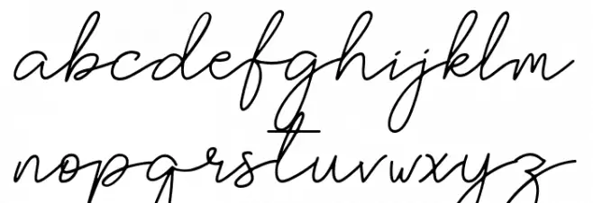 Brittney Signature Font LOWERCASE