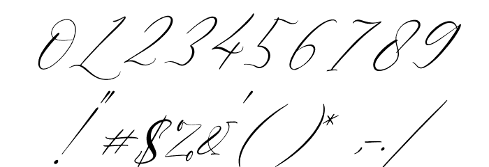 Brittney Style Italic Font OTHER CHARS