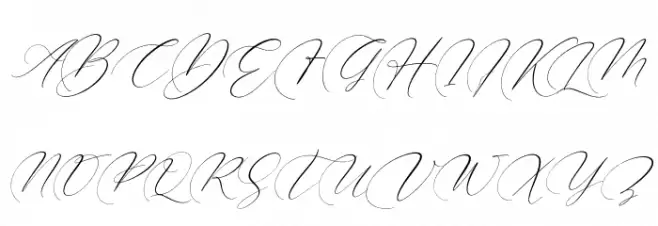 Brittney Style Italic Schriftart Groß
