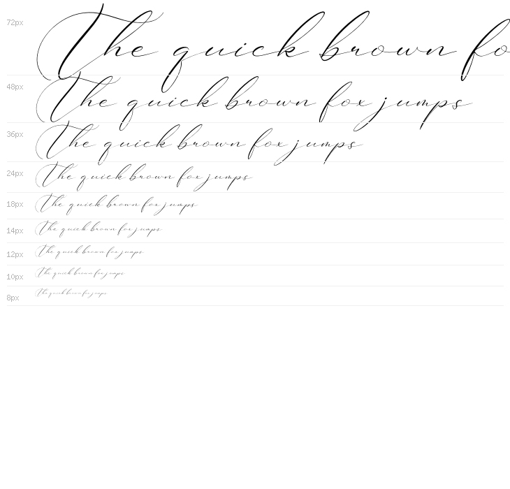 Brittney Style Italic Waterfall