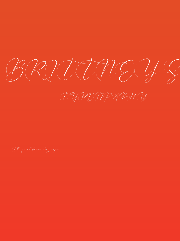 Brittney Style Poster