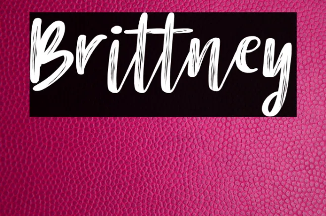 Brittney Example 1
