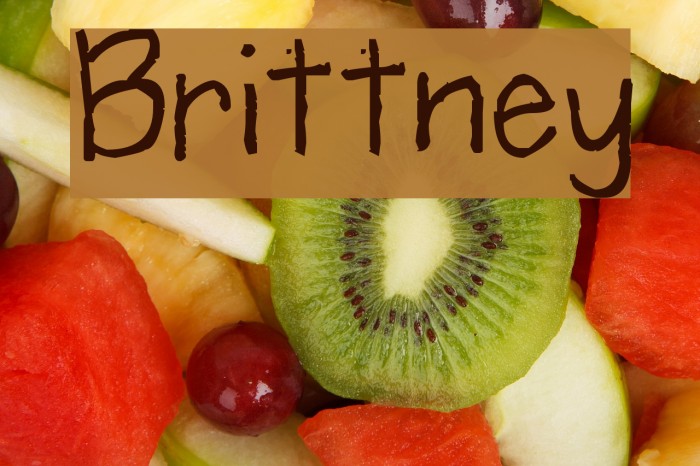 Brittney Font examples