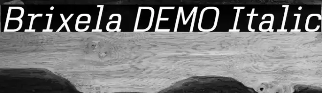 Brixela DEMO Italic Шрифта examples