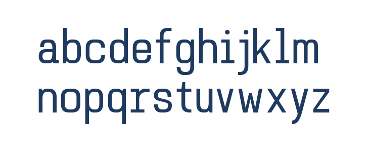 Brixela DEMO Regular Lowercase