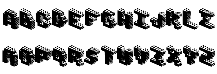 Brixs Font LOWERCASE