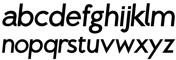 Brixton Bold Oblique Font LOWERCASE