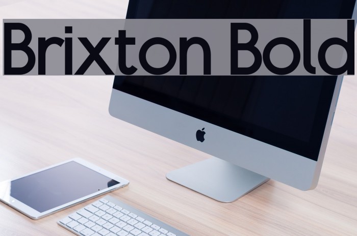 Brixton Bold Font examples