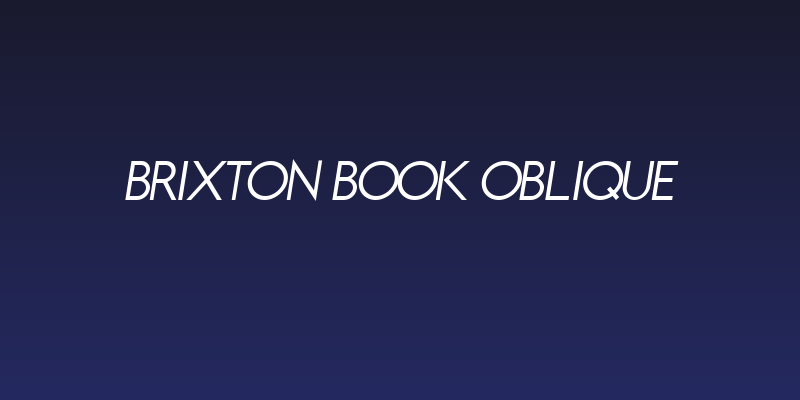 Brixton Book Oblique Social Header