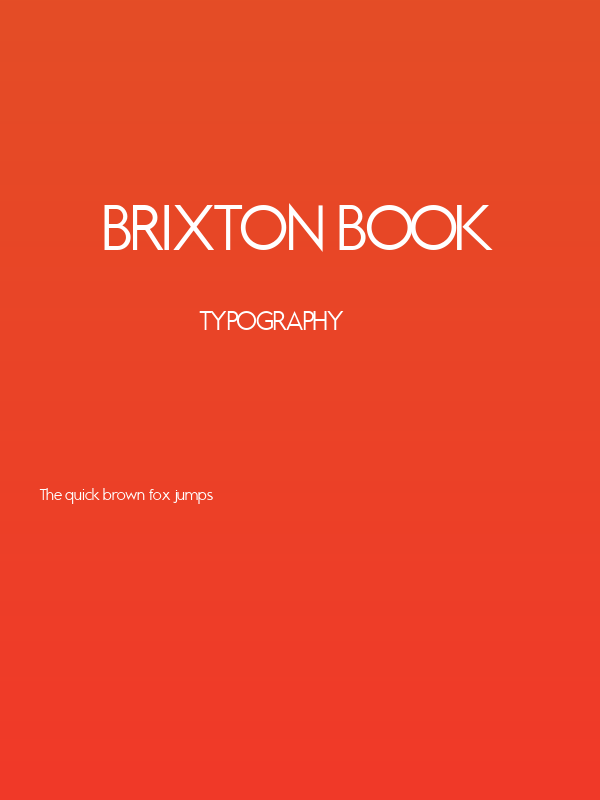 Brixton Book Poster