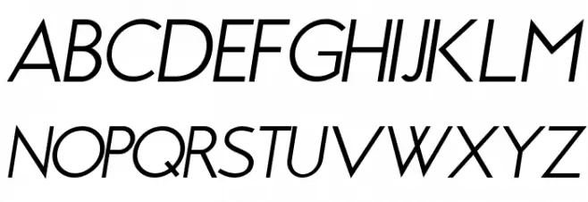 Brixton Light Oblique Шрифта ВЕРХНИЙ