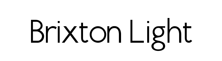 Brixton Light  免费字体下载