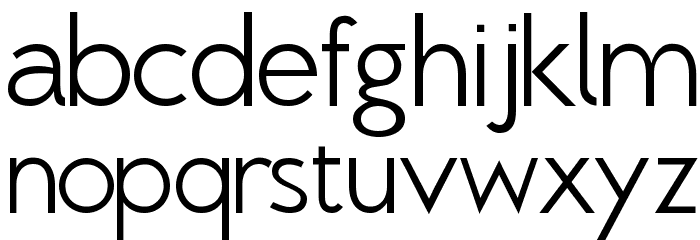 Brixton Light Font LOWERCASE