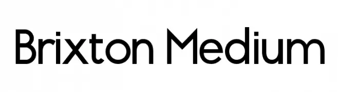 Brixton Medium  Frei Schriftart Herunterladen
