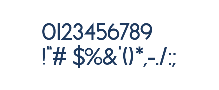 Brixton Medium Other Characters