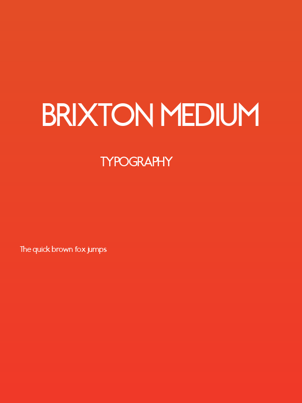 Brixton Medium Poster