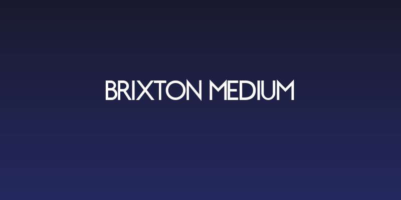 Brixton Medium Social Header