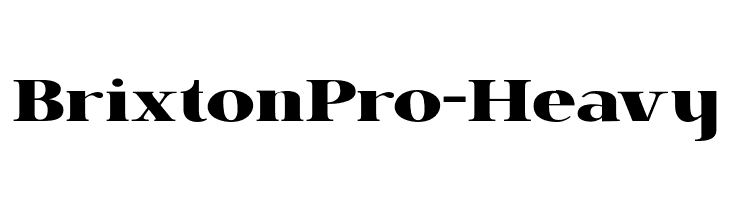BrixtonPro-Heavy  Descarca Fonturi Gratis