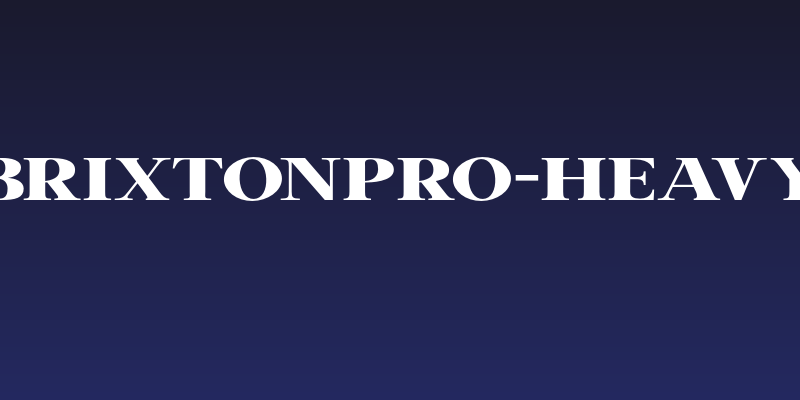 BrixtonPro-Heavy Social Header