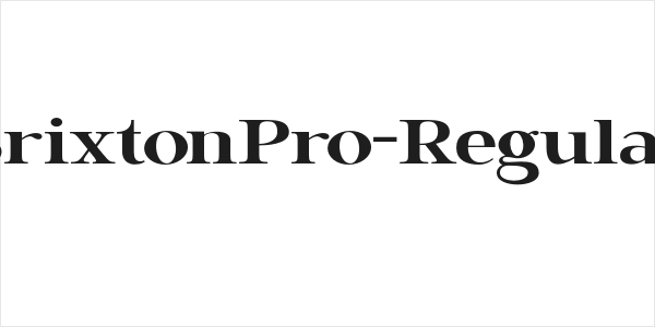 BrixtonPro-Regular Logo