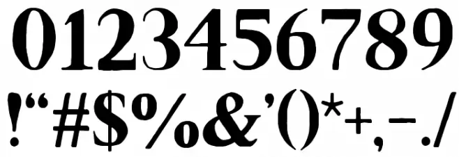 BrixtonTC-Regular Font OTHER CHARS