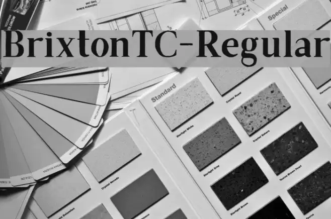 BrixtonTC-Regular Font examples