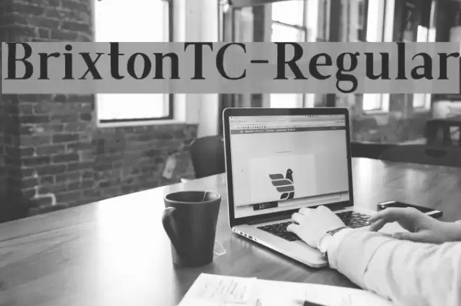 BrixtonTC-Regular Font examples