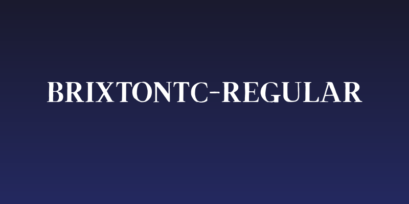 BrixtonTC-Regular Social Header
